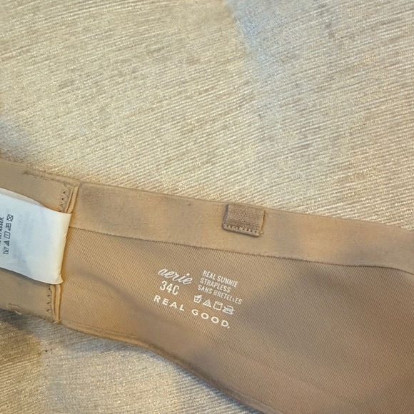 Aerie Strapless Bra in Beige - Picture 2 of 5
